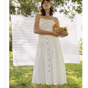 Greylin Jenny Smock Textured A-Line Dress